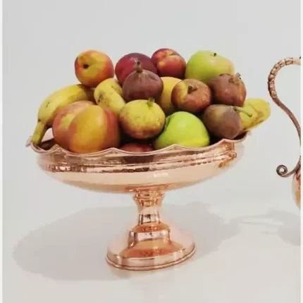 Copper fruit bowl