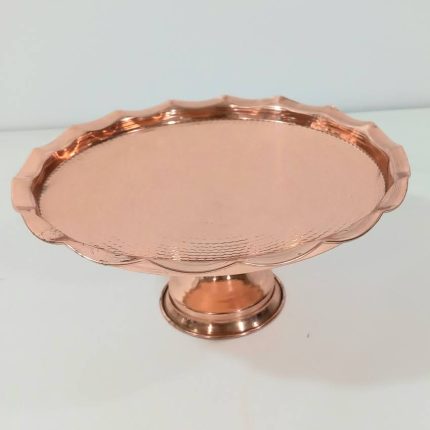 Copper dessert plate