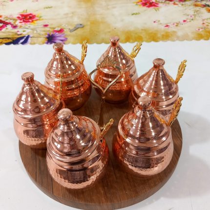 Copper spice rack