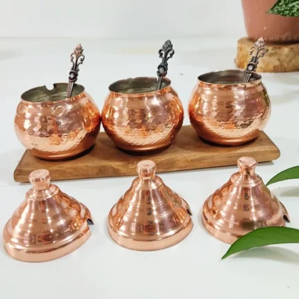Copper spice rack