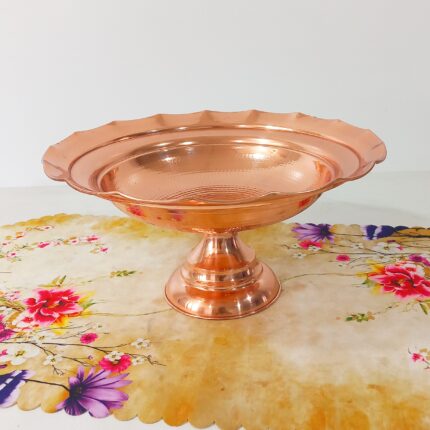 میوه خوری تمام دست ساز مسی  چکشی زنجان رنگ ثابت تضمینی (نانو شده)