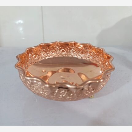 خرما خوری مسی طرح برجسته قطر 14 نانو ارسال رایگان