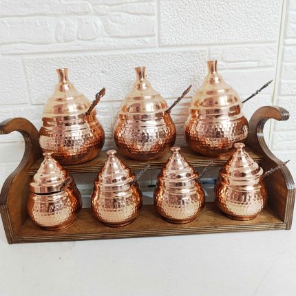 Copper spice rack