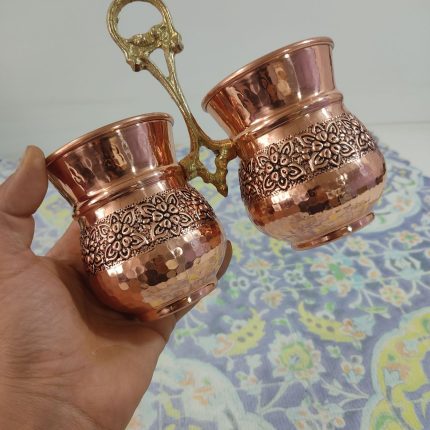 Copper spoon holder